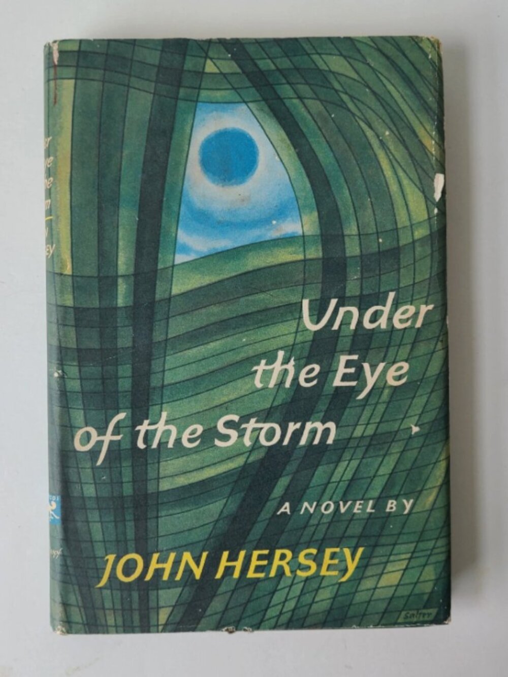 5/$15 Vintage Book Under the Eye of the Storm BCE John Hersey HCDJ 1967 Drama